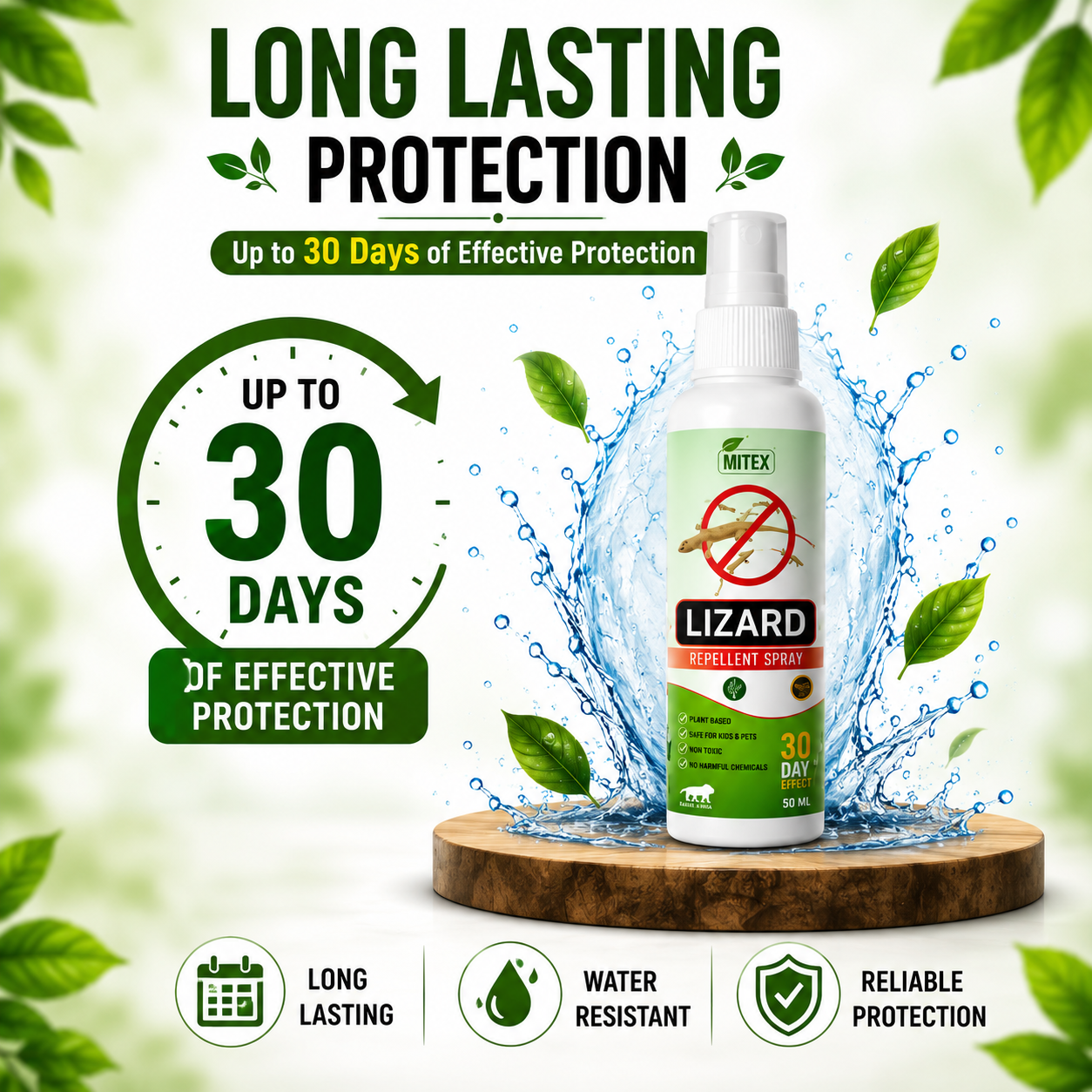 Lizard Repellent Spray | Pack of 3